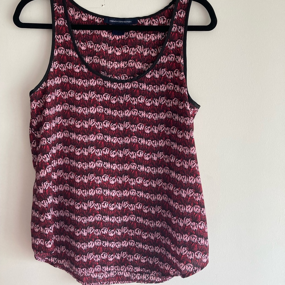 French connection tulip tank top